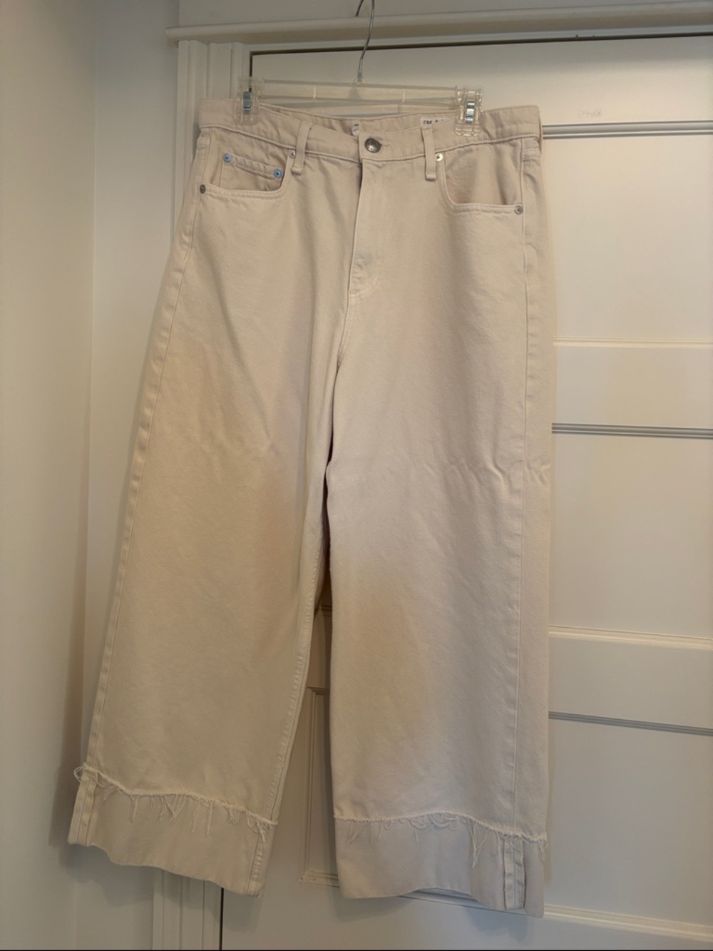 Rag & Bone Andi High Rise Cuffed Ankle Jeans.